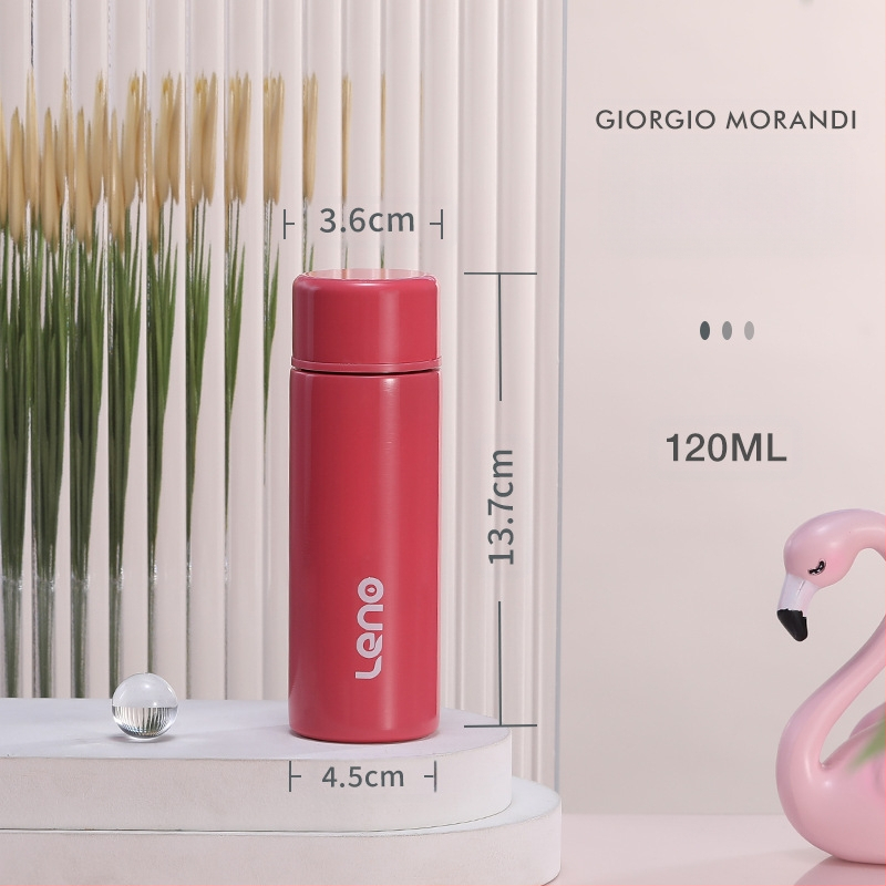 120 ml kõrge välimusega väike sirge tass üliõpilase ühiselamu 304 roostevabast terasest vaakumtops mini veetops naistele kaasaskantav taskutops