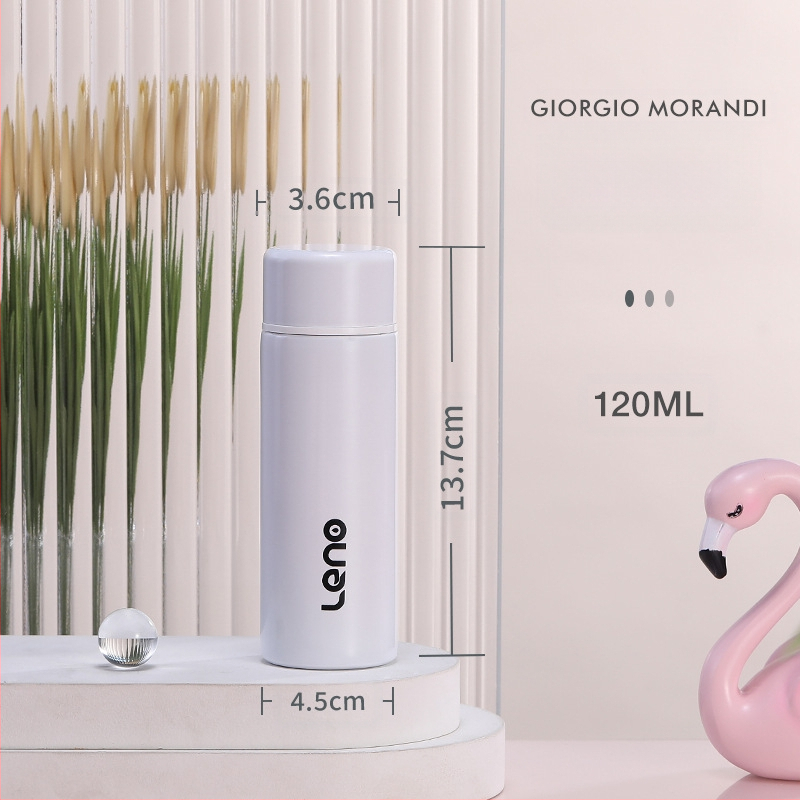 120 ml kõrge välimusega väike sirge tass üliõpilase ühiselamu 304 roostevabast terasest vaakumtops mini veetops naistele kaasaskantav taskutops