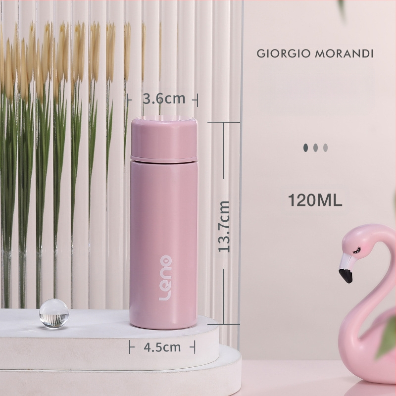 120 ml kõrge välimusega väike sirge tass üliõpilase ühiselamu 304 roostevabast terasest vaakumtops mini veetops naistele kaasaskantav taskutops