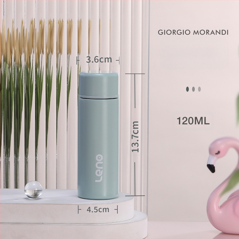 120 ml kõrge välimusega väike sirge tass üliõpilase ühiselamu 304 roostevabast terasest vaakumtops mini veetops naistele kaasaskantav taskutops