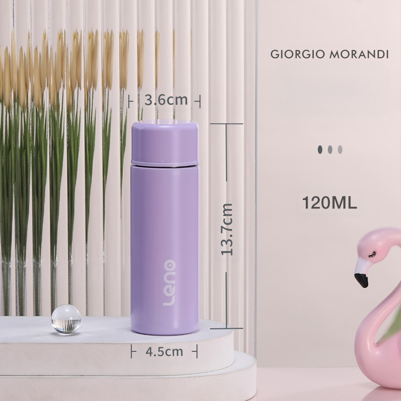 120 ml kõrge välimusega väike sirge tass üliõpilase ühiselamu 304 roostevabast terasest vaakumtops mini veetops naistele kaasaskantav taskutops