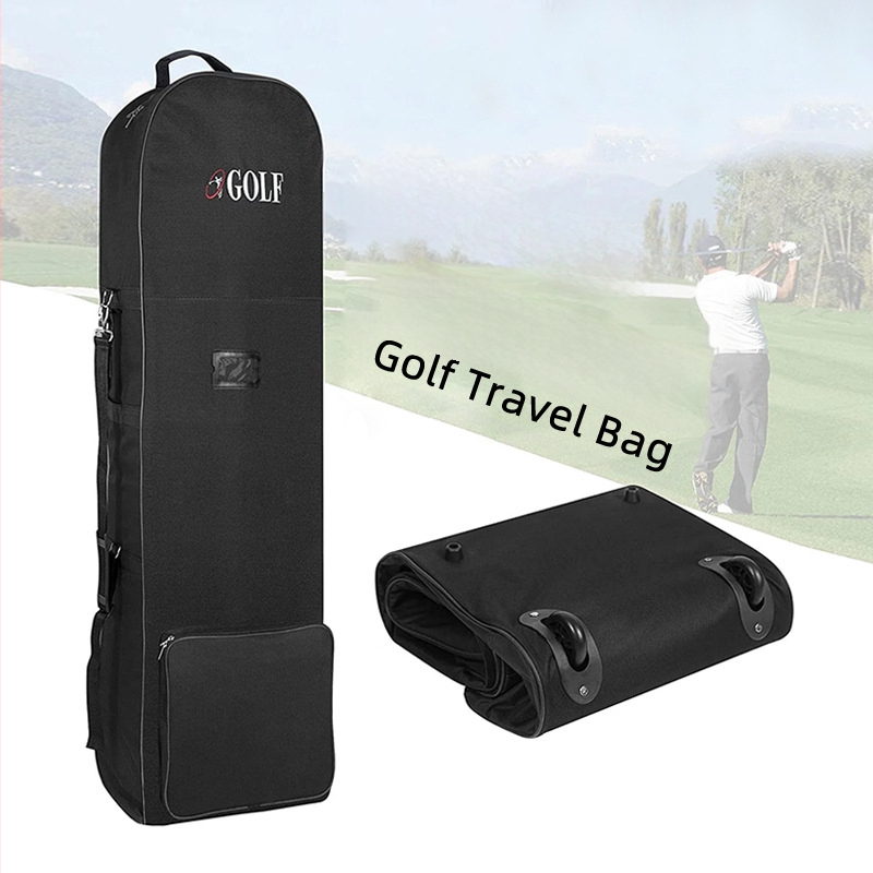 Határokon átnyúló, népszerű valuta, golf, repülős táska, repülőgép feladott táska, golftáska védőhuzat, összecsukható ütőtáska huzat