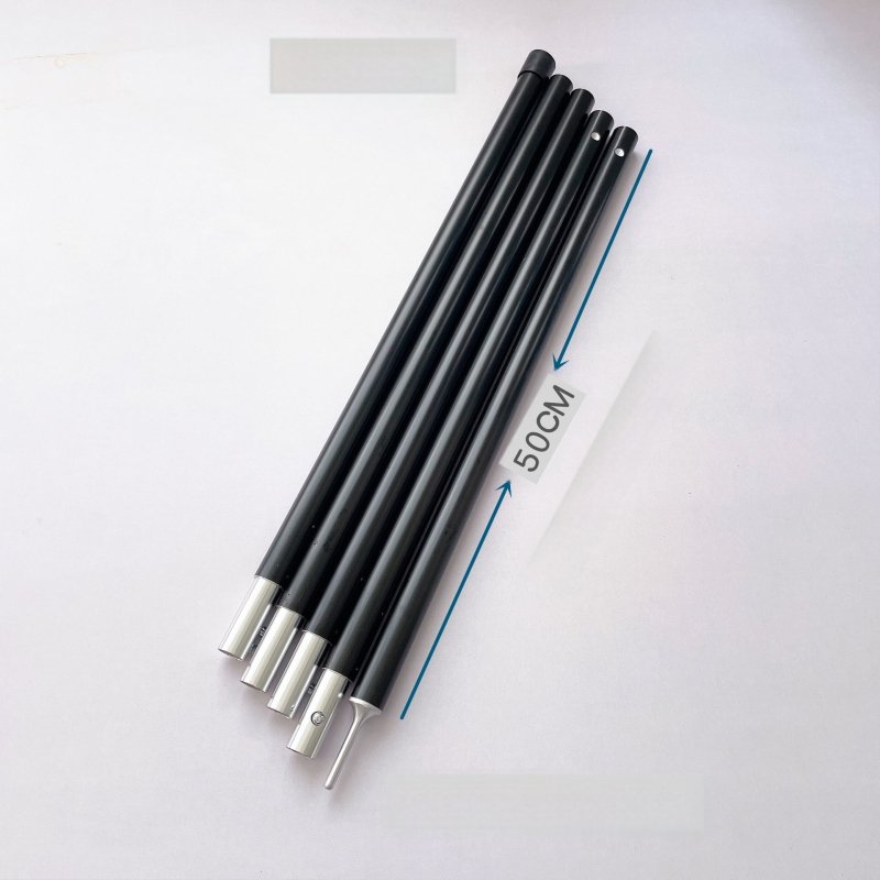 Vastagított alumíniumötvözetből készült tartórúd, 22 mm átmérővel és 1,3 mm vastagságban, tárolótáskával, kifejezetten e-kereskedelemhez tervezve, kempingezéshez nélkülözhetetlen kellék