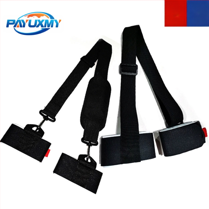 Laos olev piiriülene suusarihm, kaasaskantav kahekordse lumelaua suusarihm, fikseeritud rihm, kelgurihm, reguleeritav kelgurihm