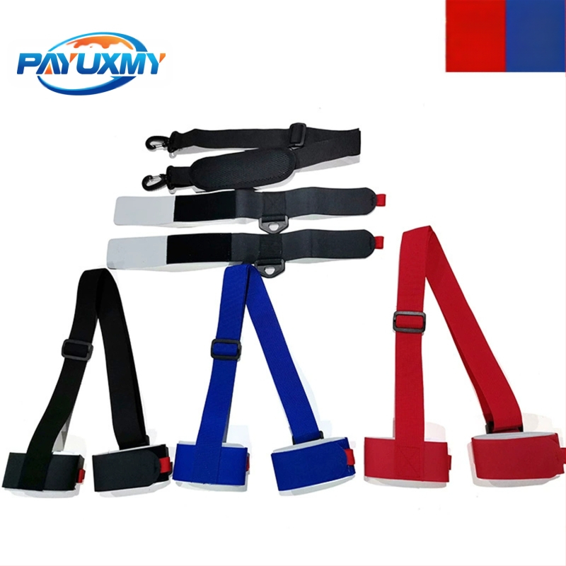 Laos olev piiriülene suusarihm, kaasaskantav kahekordse lumelaua suusarihm, fikseeritud rihm, kelgurihm, reguleeritav kelgurihm