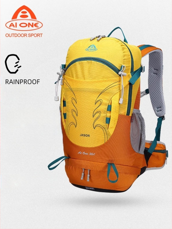 Aiwangi õues ronimiseks mõeldud kott, millel on riputatud seljaosa, veekindel meeste ja naiste telkimis-, matka- ja jalgrattasõidu seljakott 30L