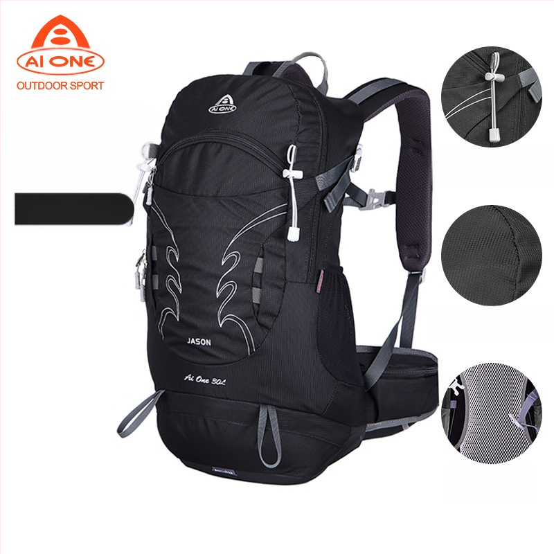 Aiwangi õues ronimiseks mõeldud kott, millel on riputatud seljaosa, veekindel meeste ja naiste telkimis-, matka- ja jalgrattasõidu seljakott 30L