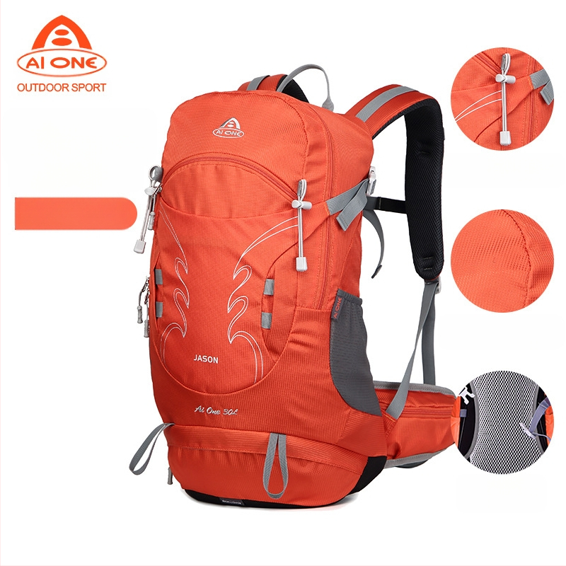 Aiwangi õues ronimiseks mõeldud kott, millel on riputatud seljaosa, veekindel meeste ja naiste telkimis-, matka- ja jalgrattasõidu seljakott 30L