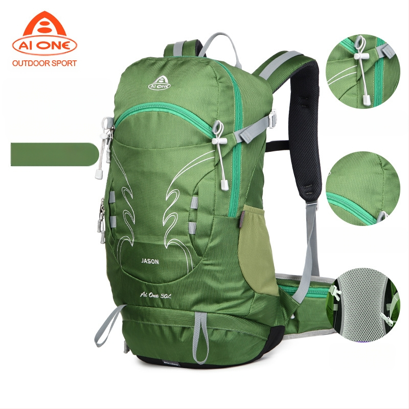 Aiwangi õues ronimiseks mõeldud kott, millel on riputatud seljaosa, veekindel meeste ja naiste telkimis-, matka- ja jalgrattasõidu seljakott 30L