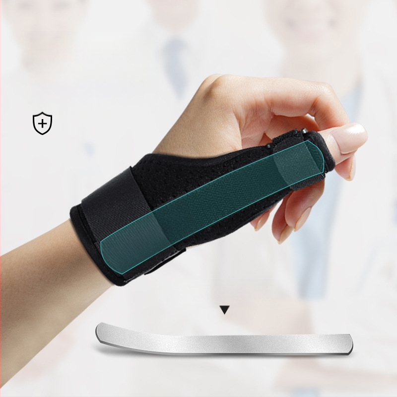 Nykščio apsaugos rankovė, sportinė pirštų sąnario riešo apsauga, plieninės plokštės atrama nuo patempimo, delno apsauga, didmeninė prekyba