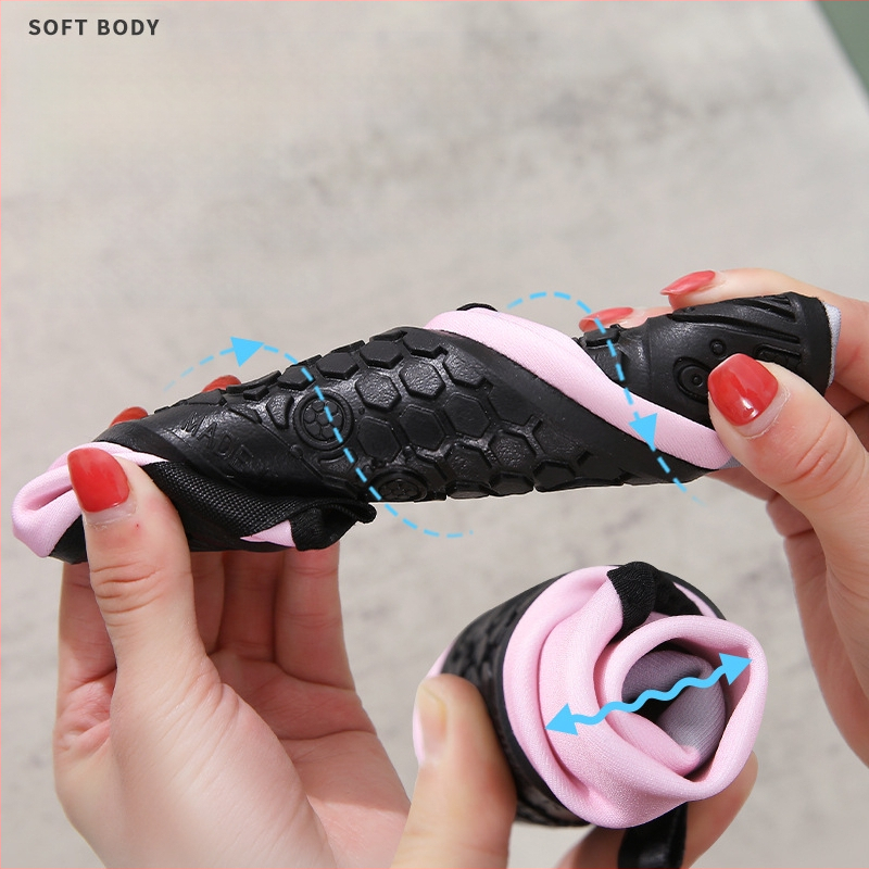 Meeste ja naiste rannajalatsid, lõikekindlad ujumisjalatsid, kiiresti kuivavad rannasokid, libisemiskindlad joogajalatsid, jooksulindijalatsid, sukeldumisjalatsid, snorgeldamisjalatsid