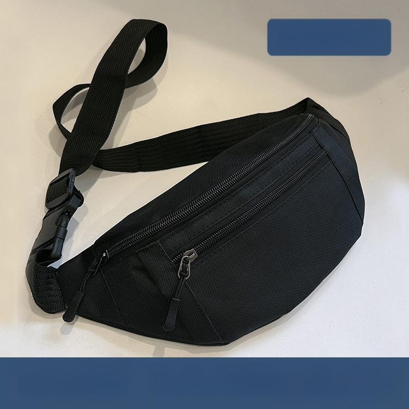 Geantă de talie mare pentru bărbați și femei, geantă de umăr Crossbody, geantă de piept, rucsac la modă, portofel multifuncțional, culoare solidă, casual, pentru bărbați și femei