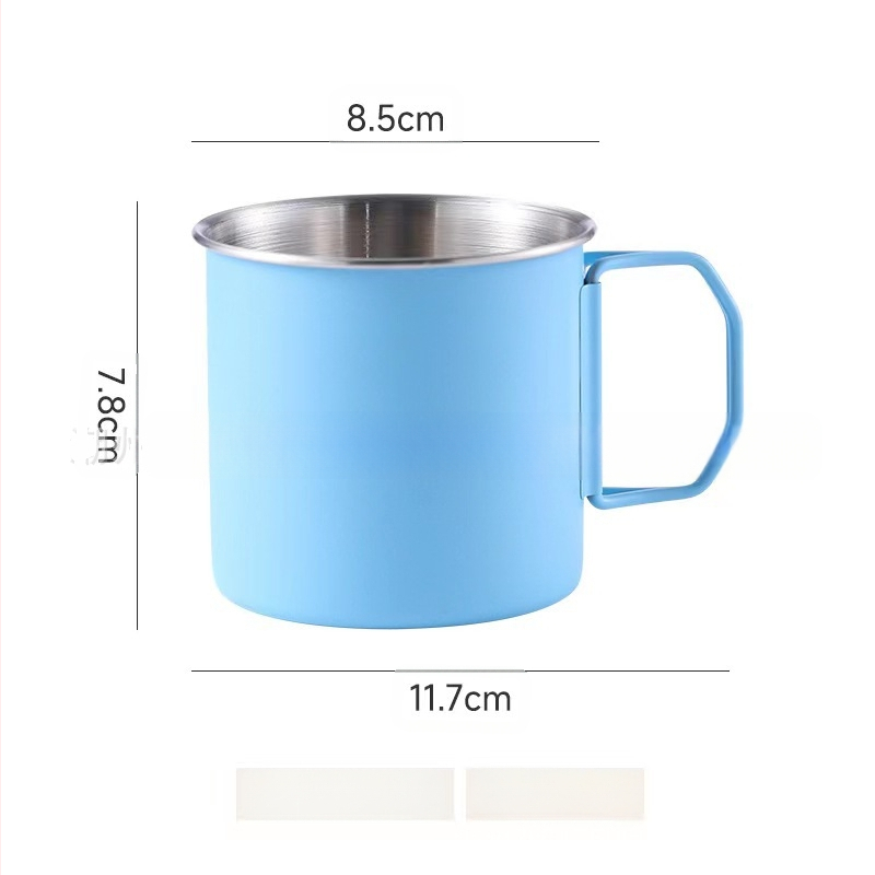 Āra nerūsējošā tērauda 304 saliekamā krūze Āra kempinga virtuves piederumi Alpīnisma ūdens krūze Pārnēsājama uzglabāšanas alus krūze