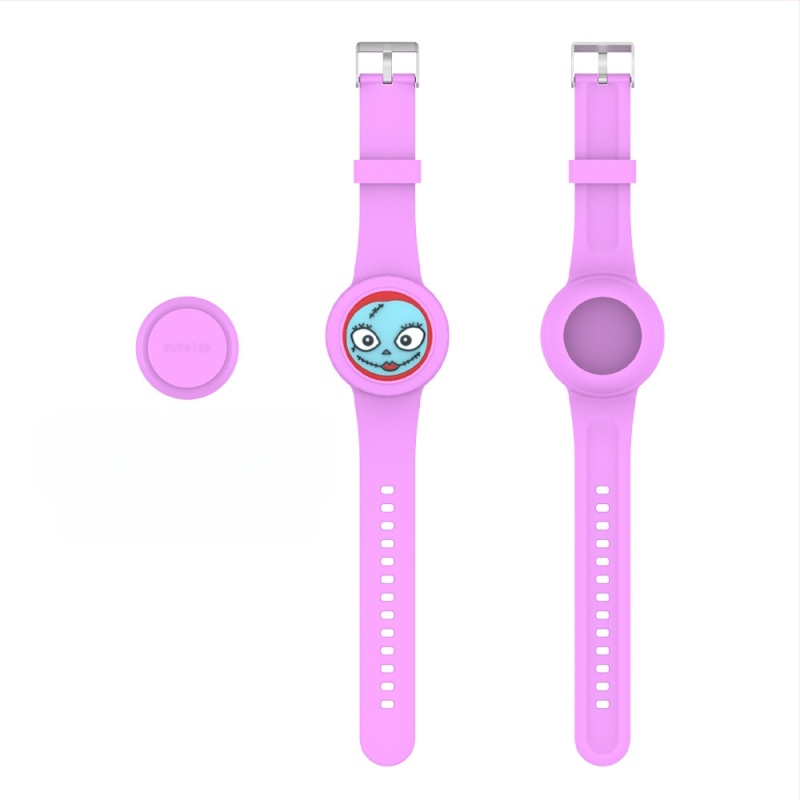 Sobib Apple Airtagi kadumisvastase veekindla rihmaga randmepaelaga Cartoon Doll plaastriga seljakotile lastele