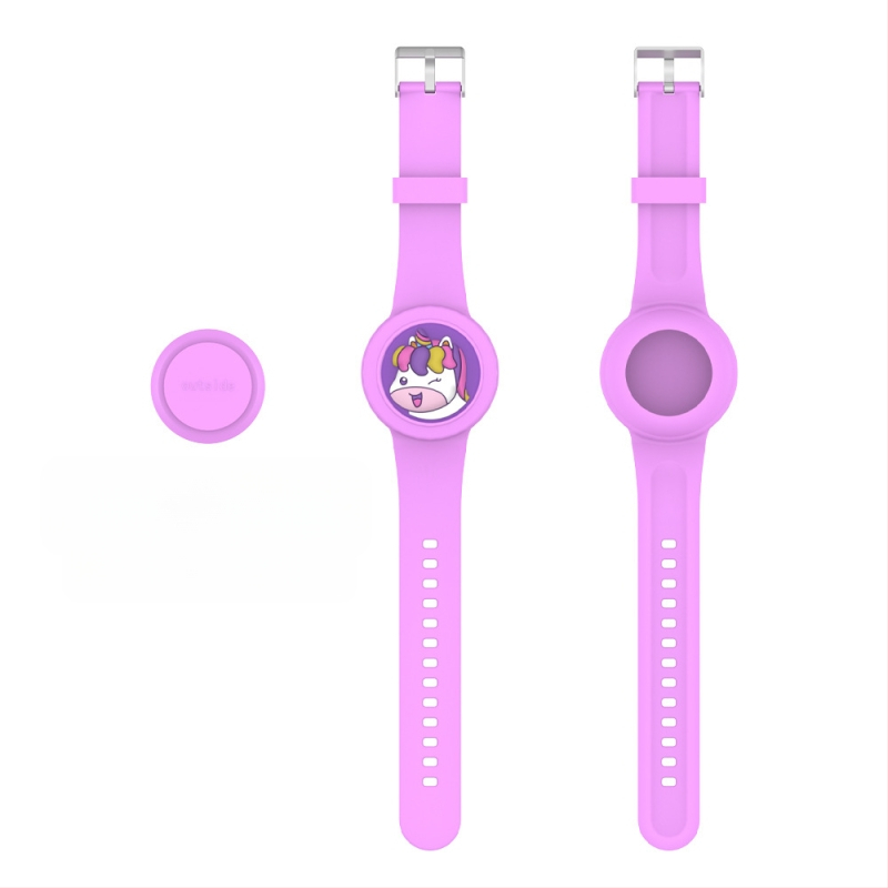 Sobib Apple Airtagi kadumisvastase veekindla rihmaga randmepaelaga Cartoon Doll plaastriga seljakotile lastele