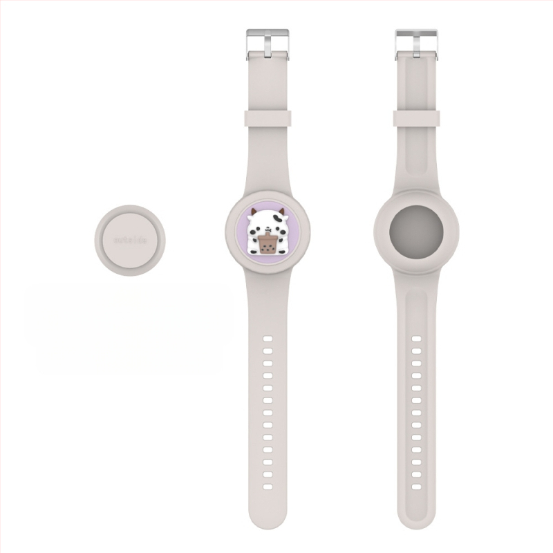 Sobib Apple Airtagi kadumisvastase veekindla rihmaga randmepaelaga Cartoon Doll plaastriga seljakotile lastele