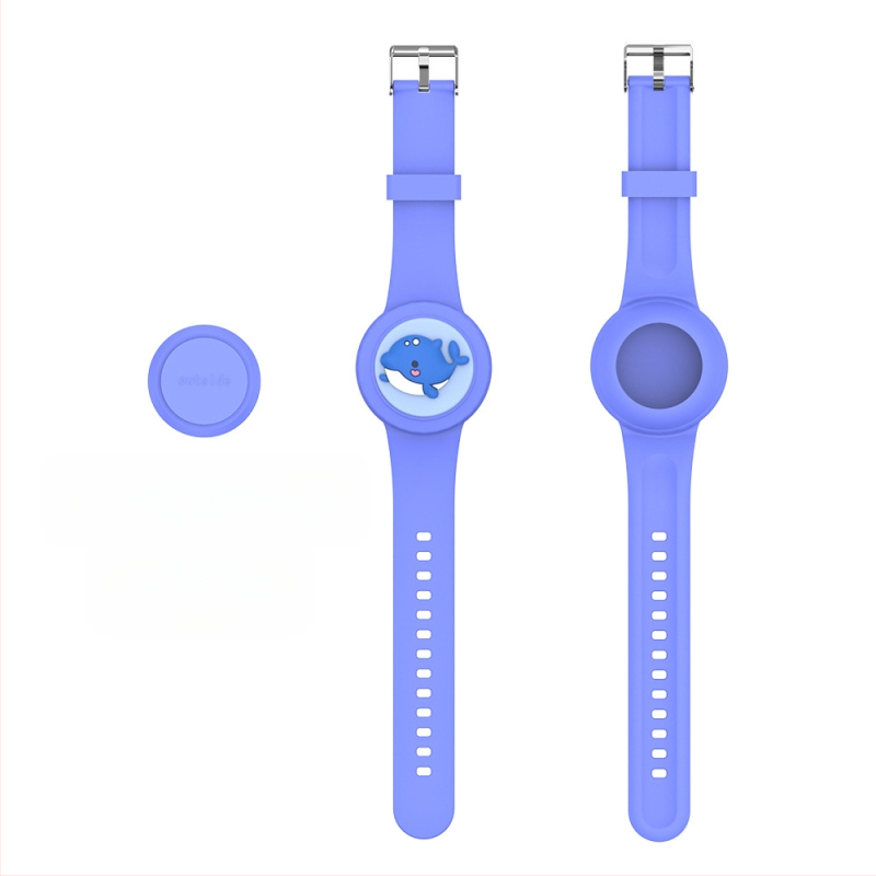 Sobib Apple Airtagi kadumisvastase veekindla rihmaga randmepaelaga Cartoon Doll plaastriga seljakotile lastele