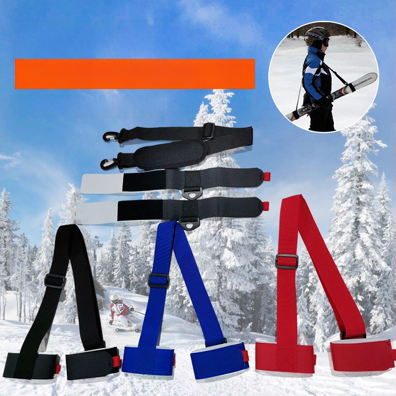 Snieglentės dirželis, nešiojamas dvilentės snieglentės dirželis, fiksuotas rogių dirželis, reguliuojamas, nuimamas rogių dirželis, kryžminis