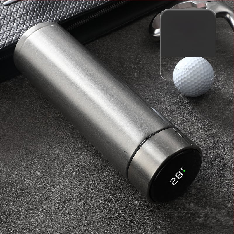 304 rozsdamentes acél érintőképernyős kijelző hőmérsékletmérő pohár intelligens LED termosz pohár dupla vákuumos hőmérsékletmérés hőmérsékletmérő pohár nyomtatási logó