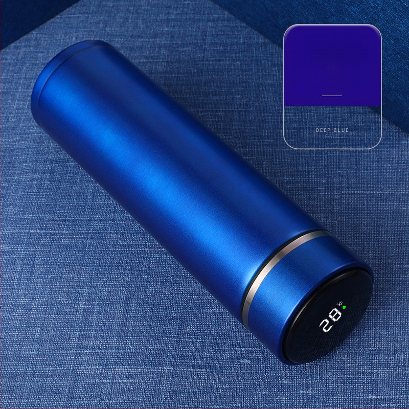 304 rozsdamentes acél érintőképernyős kijelző hőmérsékletmérő pohár intelligens LED termosz pohár dupla vákuumos hőmérsékletmérés hőmérsékletmérő pohár nyomtatási logó