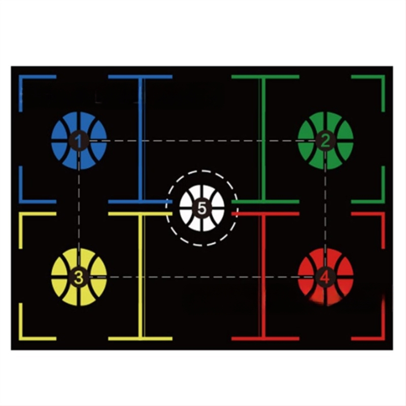 Kosárlabda lábmunka edzőszőnyeg csúszásgátló szőnyeg sportlabda irányító tempószőnyeg beltéri hangszigetelt kopásálló kosárlabda edzőszőnyeg nagykereskedelem
