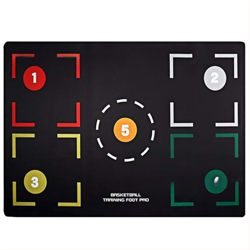 Kosárlabda lábmunka edzőszőnyeg csúszásgátló szőnyeg sportlabda irányító tempószőnyeg beltéri hangszigetelt kopásálló kosárlabda edzőszőnyeg nagykereskedelem
