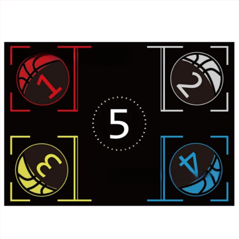 Kosárlabda lábmunka edzőszőnyeg csúszásgátló szőnyeg sportlabda irányító tempószőnyeg beltéri hangszigetelt kopásálló kosárlabda edzőszőnyeg nagykereskedelem