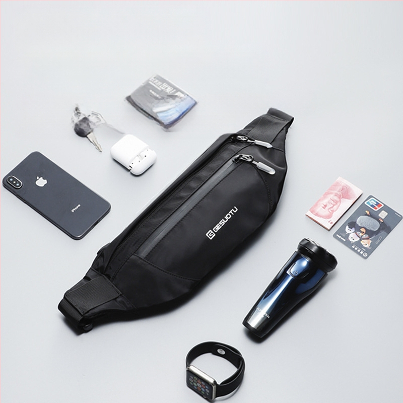 Sportlik vöökott meestele ja naistele suure mahutavusega õues jooksmiseks mõeldud mobiiltelefoni rahakott kassakott reisikott õlakott üliõhuke väike rinnakott