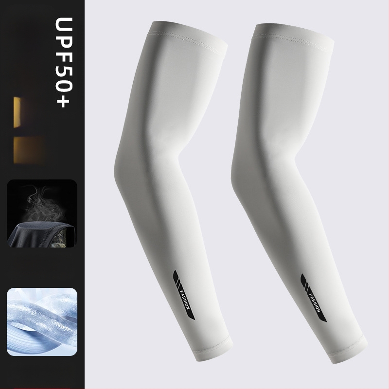 Apsauga nuo saulės, vyriška ledo rankovė, šilkinė rankovė rankai, vasarinė, plona, vėsi, kvėpuojanti, apsauga nuo UV spindulių, vasarinė dviratininko rankų apsauga