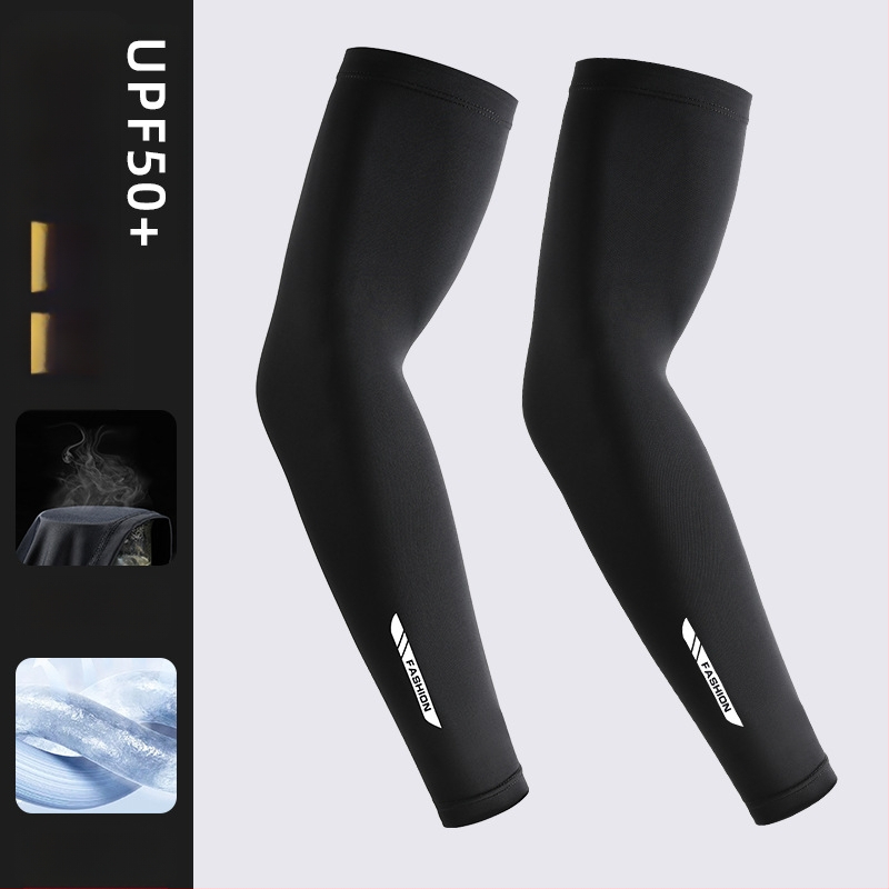 Apsauga nuo saulės, vyriška ledo rankovė, šilkinė rankovė rankai, vasarinė, plona, vėsi, kvėpuojanti, apsauga nuo UV spindulių, vasarinė dviratininko rankų apsauga