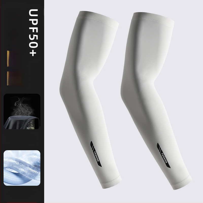 Apsauga nuo saulės, vyriška ledo rankovė, šilkinė rankovė rankai, vasarinė, plona, vėsi, kvėpuojanti, apsauga nuo UV spindulių, vasarinė dviratininko rankų apsauga