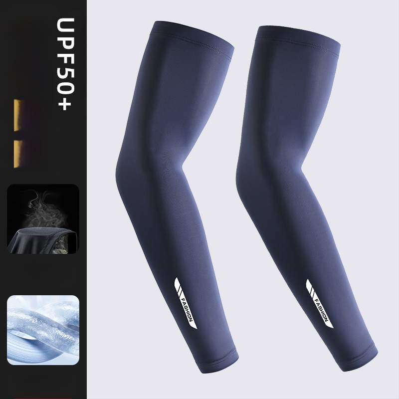 Apsauga nuo saulės, vyriška ledo rankovė, šilkinė rankovė rankai, vasarinė, plona, vėsi, kvėpuojanti, apsauga nuo UV spindulių, vasarinė dviratininko rankų apsauga