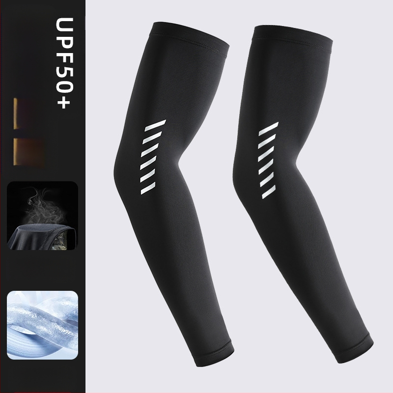 Apsauga nuo saulės, vyriška ledo rankovė, šilkinė rankovė rankai, vasarinė, plona, vėsi, kvėpuojanti, apsauga nuo UV spindulių, vasarinė dviratininko rankų apsauga