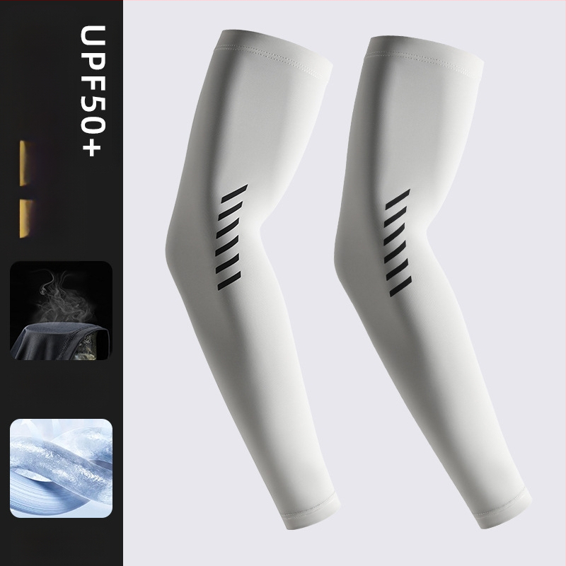 Apsauga nuo saulės, vyriška ledo rankovė, šilkinė rankovė rankai, vasarinė, plona, vėsi, kvėpuojanti, apsauga nuo UV spindulių, vasarinė dviratininko rankų apsauga