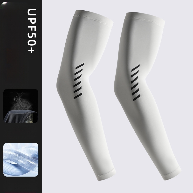 Apsauga nuo saulės, vyriška ledo rankovė, šilkinė rankovė rankai, vasarinė, plona, vėsi, kvėpuojanti, apsauga nuo UV spindulių, vasarinė dviratininko rankų apsauga