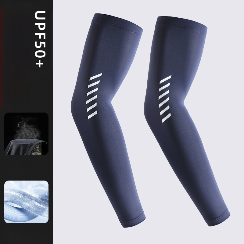 Apsauga nuo saulės, vyriška ledo rankovė, šilkinė rankovė rankai, vasarinė, plona, vėsi, kvėpuojanti, apsauga nuo UV spindulių, vasarinė dviratininko rankų apsauga