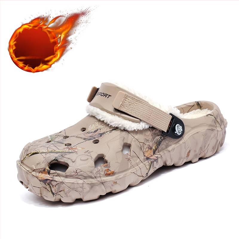 Üks kinga, kaks riietust, moodne suur suurus piiriülesed puukingad, meeste pealisrõivad vabaaja varvassussid, trendikad meeste rannakingad õues kandmiseks