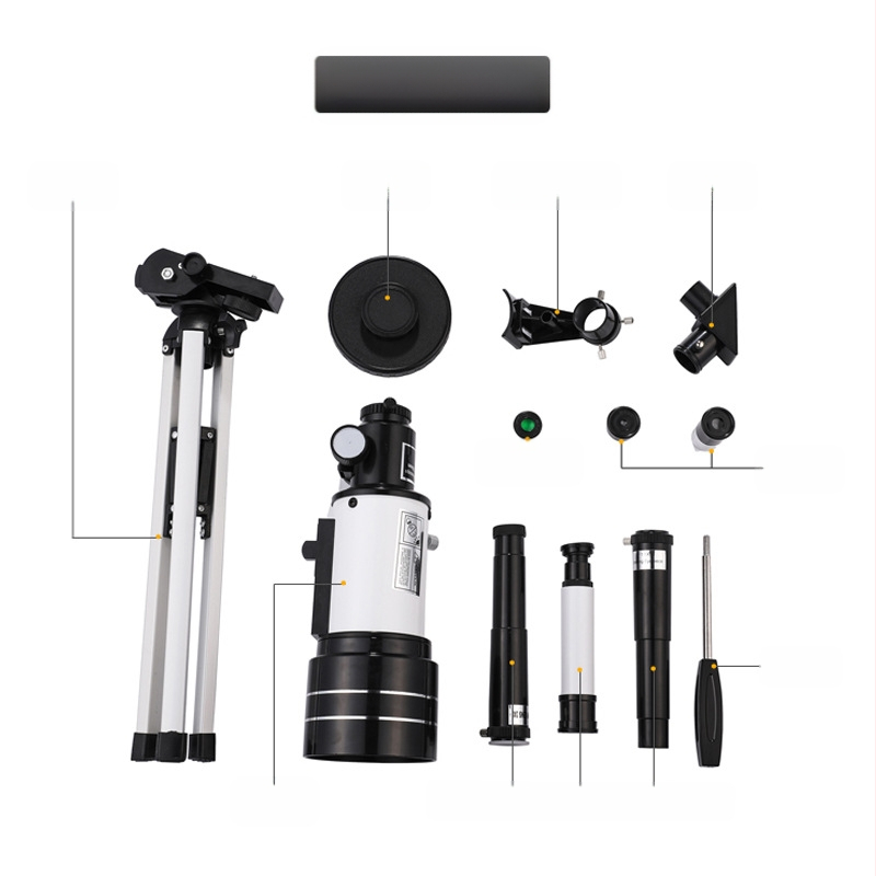 Търговски FM астрономически телескоп с детектор на звезди, детски професионален телескоп за наблюдение на луната с висока разделителна способност за открито