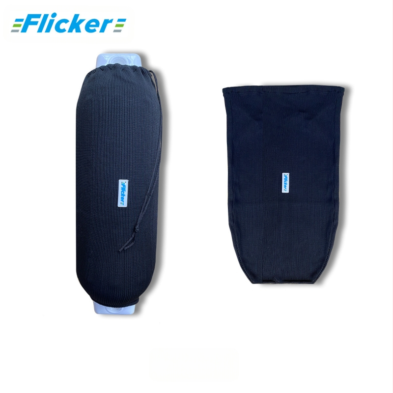 Flicker jahta, ātrlaiva, gumijas laiva, laivas bumba, izturīgs un ilgmūžīgs melns peldošās bumbas adīts bumbas pārsegs