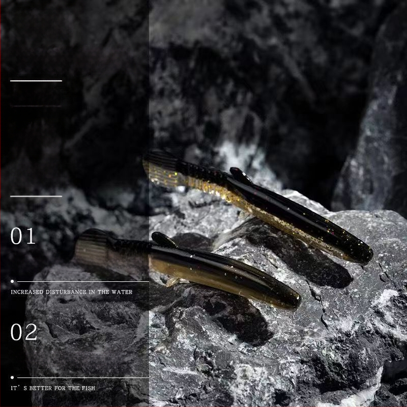 Naujas bioninis mažų ešerių masalas su druskos ir žuvies skoniu, skirtas mandarinų žuvims ir ešeriams žvejoti. Minkšti kirminai. Netikras masalas žvejybai. Žvejybos reikmenys.