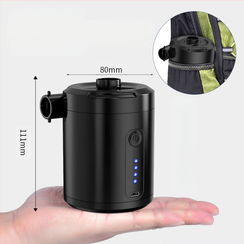 Úszógyűrűs felfújható ágy Felfújható csónak Kültéri elektromos hordozható légpumpa