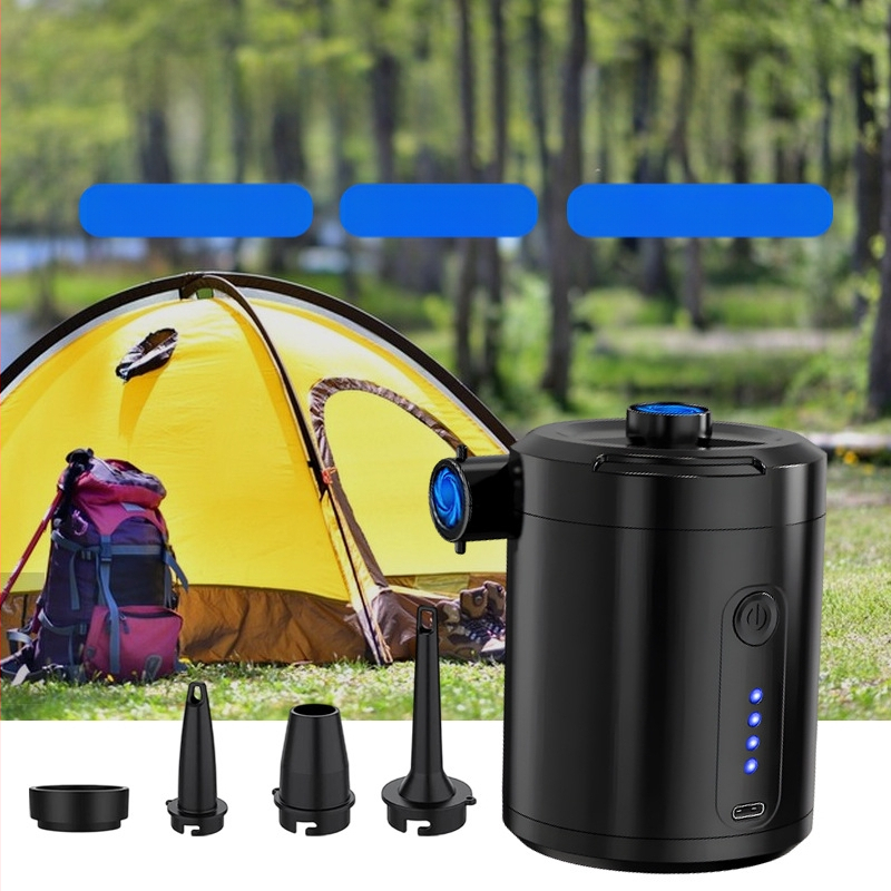 Úszógyűrűs felfújható ágy Felfújható csónak Kültéri elektromos hordozható légpumpa