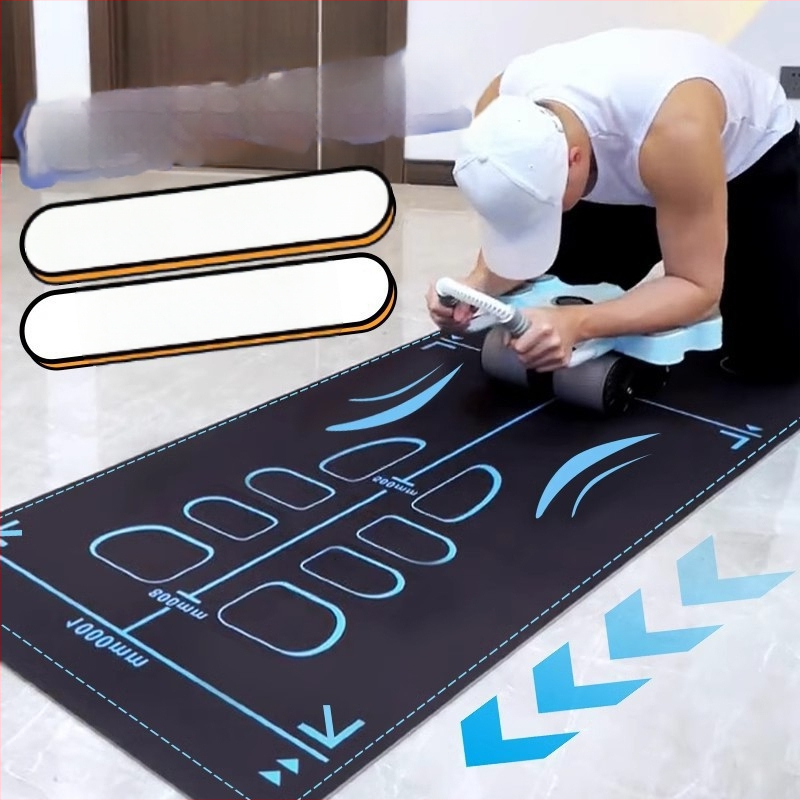 Gyári egyenes haj, eladó új hasizomszőnyeg, univerzális fitnesz jóga térdelő szőnyeg, kovaföld sár sport edzőgörgő, hasizom kerék