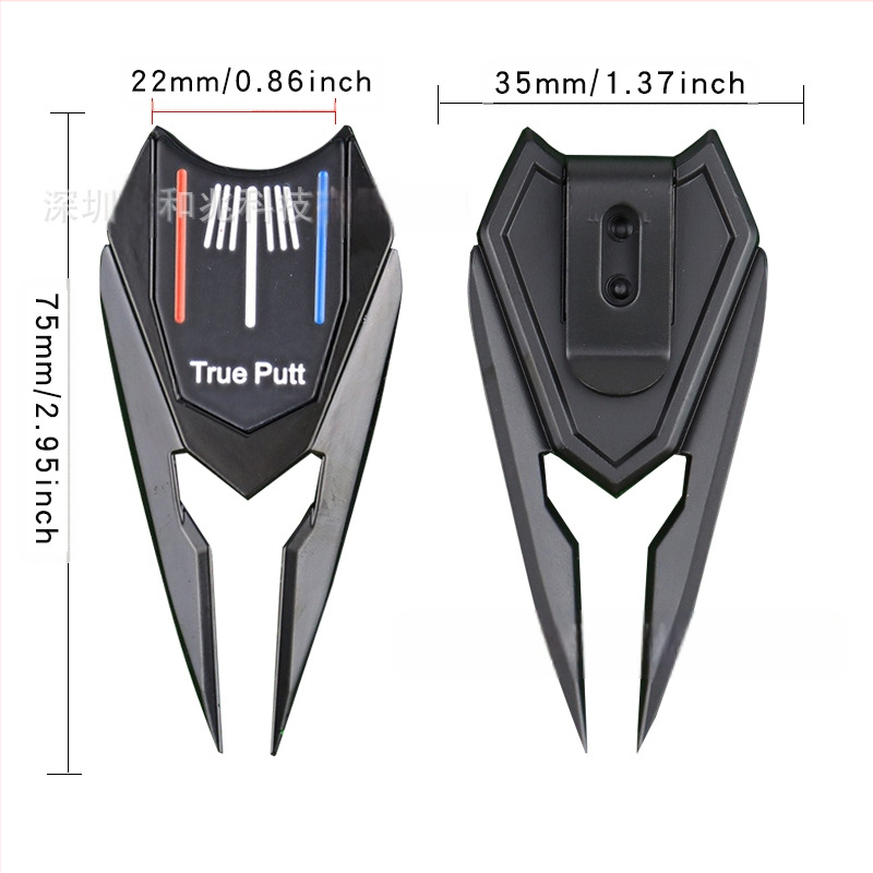 Golf zöld villa új cinkötvözet anyagból készült javítóvilla fémjavító műfüves golfpálya kiegészítők kellékek