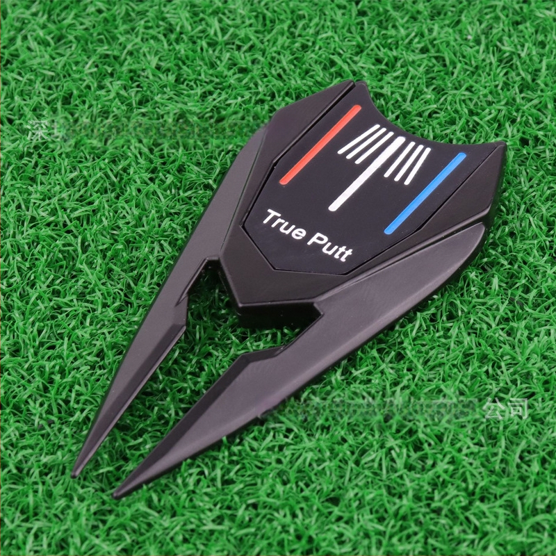 Golf zöld villa új cinkötvözet anyagból készült javítóvilla fémjavító műfüves golfpálya kiegészítők kellékek