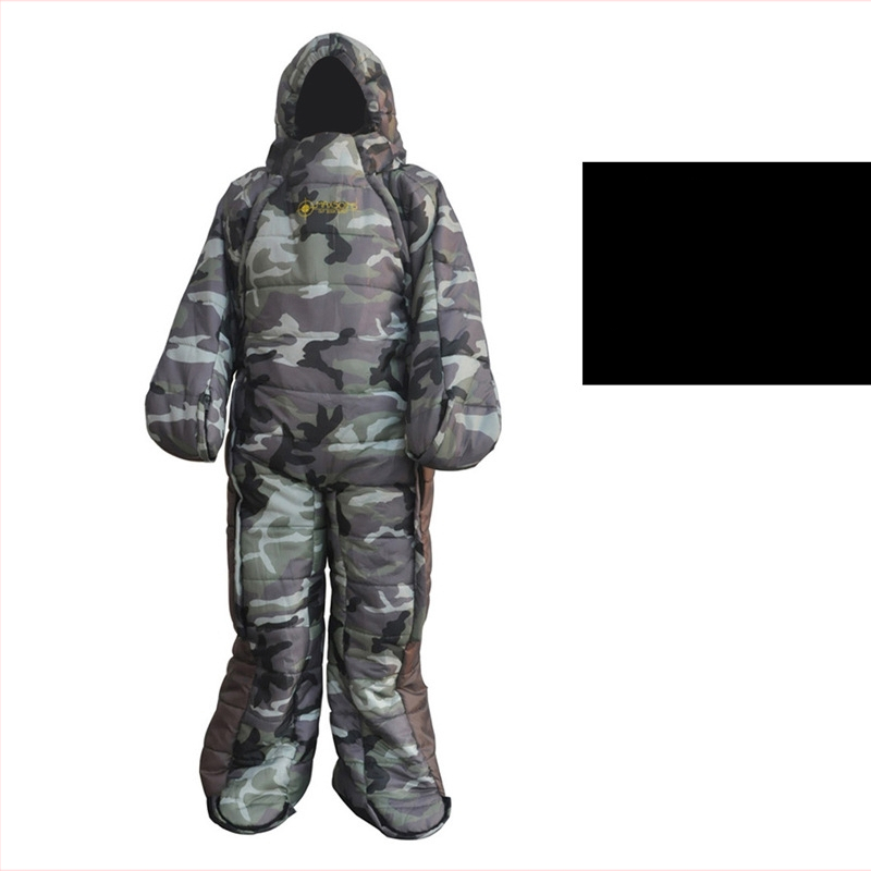 Спален чувал за къмпинг на открито в стил „Alien“, ескорт за болница, защита от топлина и студ, спален чувал за четене през нощта и през нощта, спален чувал за мумия