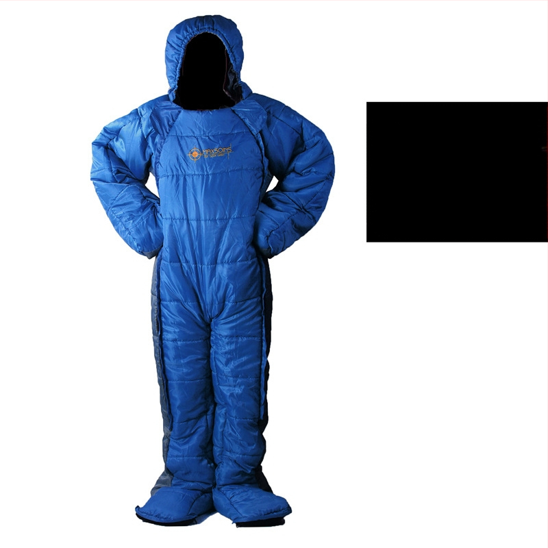 Спален чувал за къмпинг на открито в стил „Alien“, ескорт за болница, защита от топлина и студ, спален чувал за четене през нощта и през нощта, спален чувал за мумия