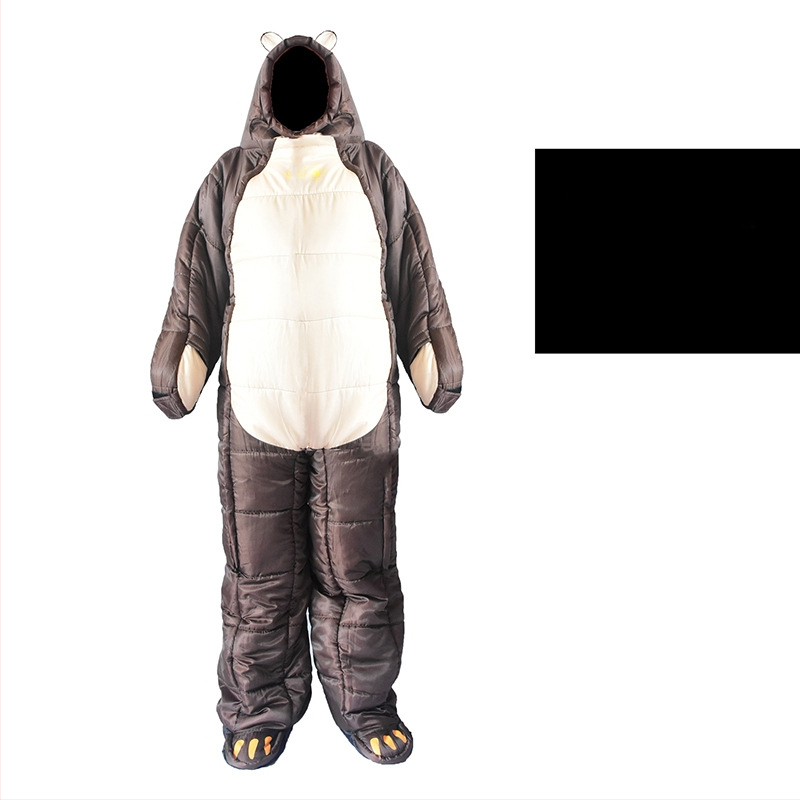 Спален чувал за къмпинг на открито в стил „Alien“, ескорт за болница, защита от топлина и студ, спален чувал за четене през нощта и през нощта, спален чувал за мумия