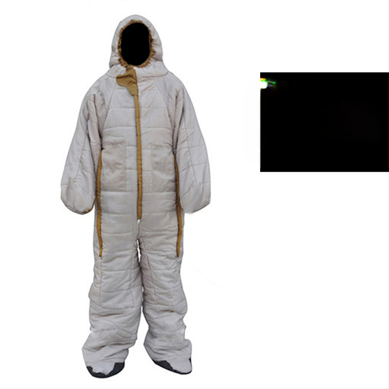 Спален чувал за къмпинг на открито в стил „Alien“, ескорт за болница, защита от топлина и студ, спален чувал за четене през нощта и през нощта, спален чувал за мумия