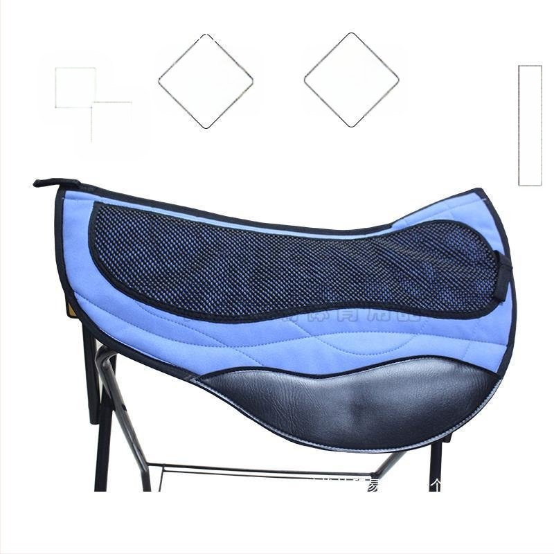 Vastagított ütéscsillapító nyeregvédő Brit Hosszútávú Lovaglás Izzadságvédő Gyapjúpárna Csúszásgátló Csúszásgátló Párna Izzadságtartó Lovas Hám